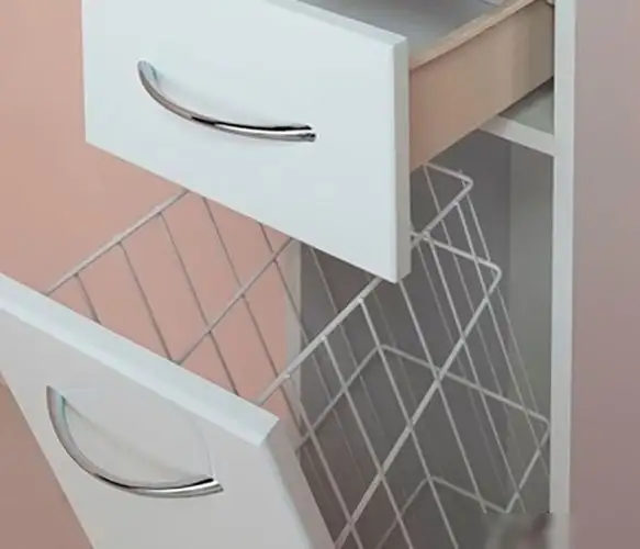 Onika Шкаф-пенал для ванной Модерн 32.17 L с корзиной (403211) – фото товара