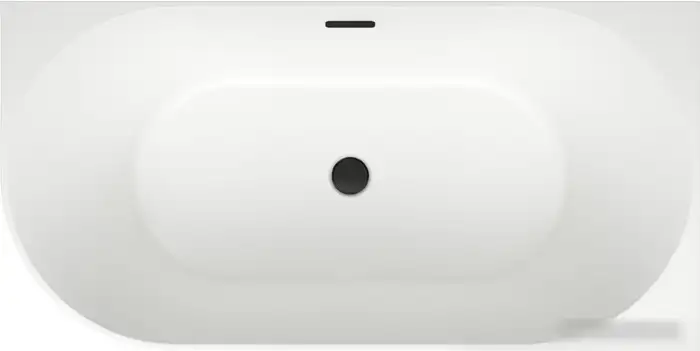 Ванна Wellsee Belle Spa 150x75 235702003 (пристенная ванна (правая) белый глянец, экран, каркас, сифон-автомат матовый черный) - фото товара