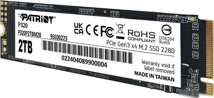 SSD Patriot P320 2TB P320P2TBM28 – фото товара