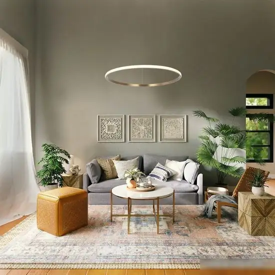 Подвесная люстра Евросвет Collars 90264/1 латунь – фото товара