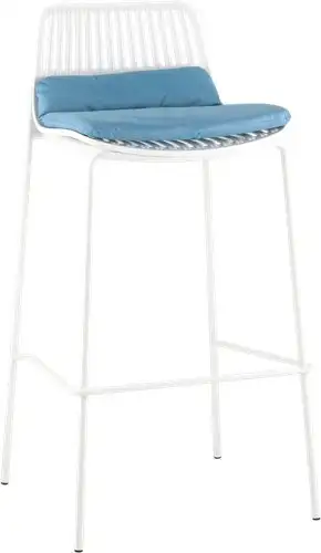 Стул Stool Group Louran с подушкой D-012H-75 (белый) – изображение в каталоге