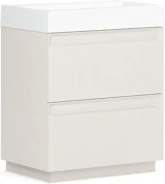 Belux Тумба под умывальник Базель Н 70-02 (180, светлый миндаль матовый) – изображение в каталоге