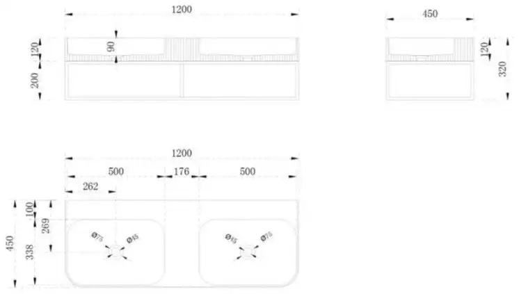 Abber Консоль с умывальником Stein AS2646 (белый матовый) – фото товара