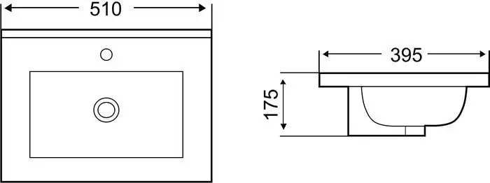 Умывальник WeltWasser Deilbach 7517-50 - фото товара