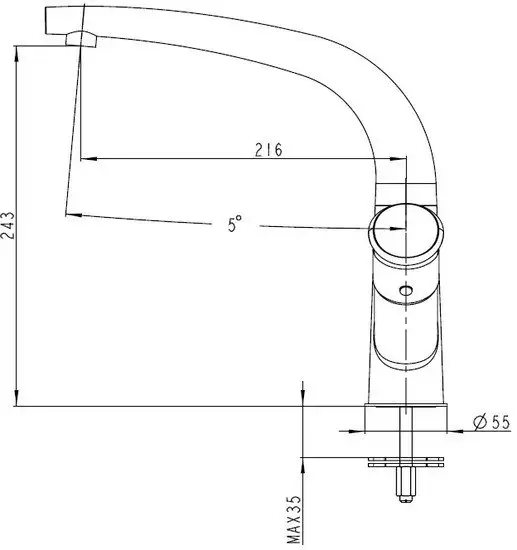 Смеситель Kaiser Calla [71044] - фото товара