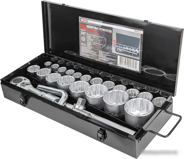 Универсальный набор инструментов ForceKraft FK-68263-9 (26 предметов) – фото товара