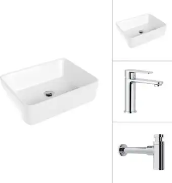 Умывальник Lauter 21675 + Moon 21СK691C с сифоном 21635CH (хром) - изображение в каталоге