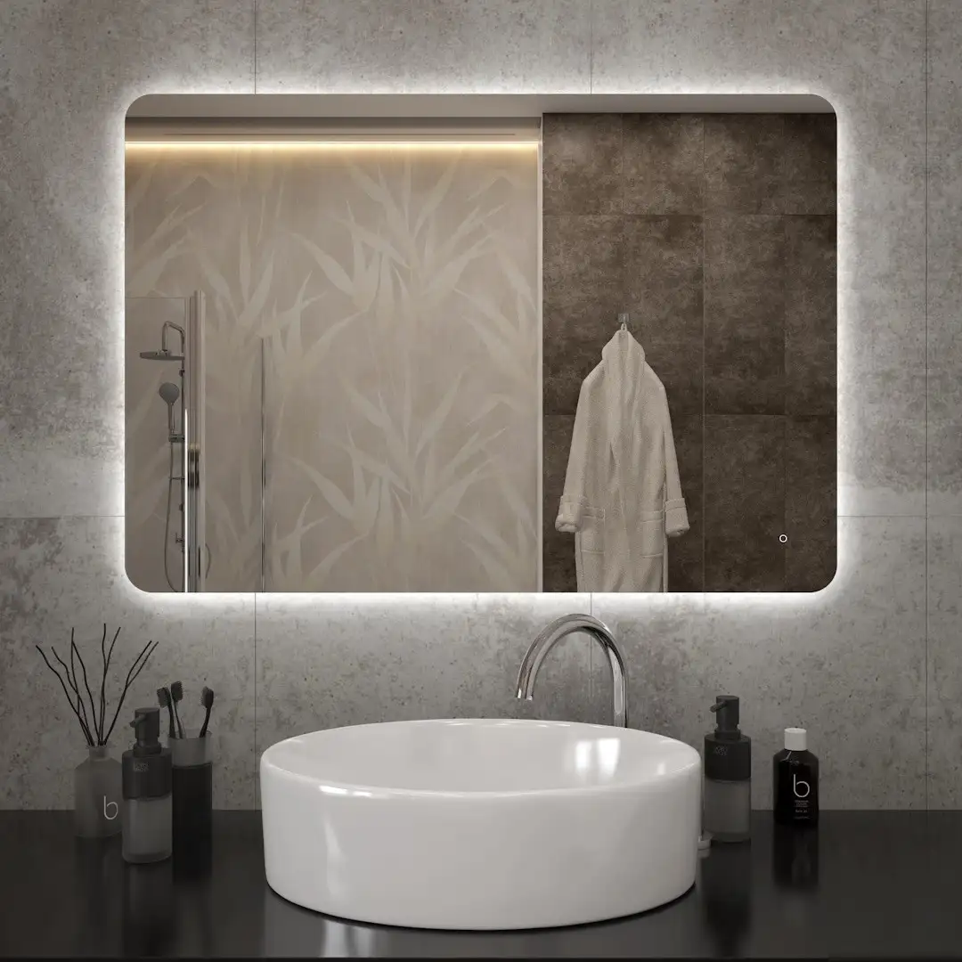 Teymi Зеркало Solli Oreol Pro 100x70 T20261 (подсветка, сенсор) – фото товара