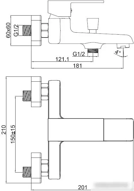 Смеситель Ekko EM3272 - фото товара
