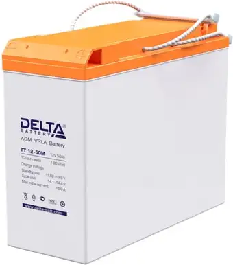 Аккумулятор для ИБП Delta FT 12-50 M (12В/50 А·ч) – изображение в каталоге