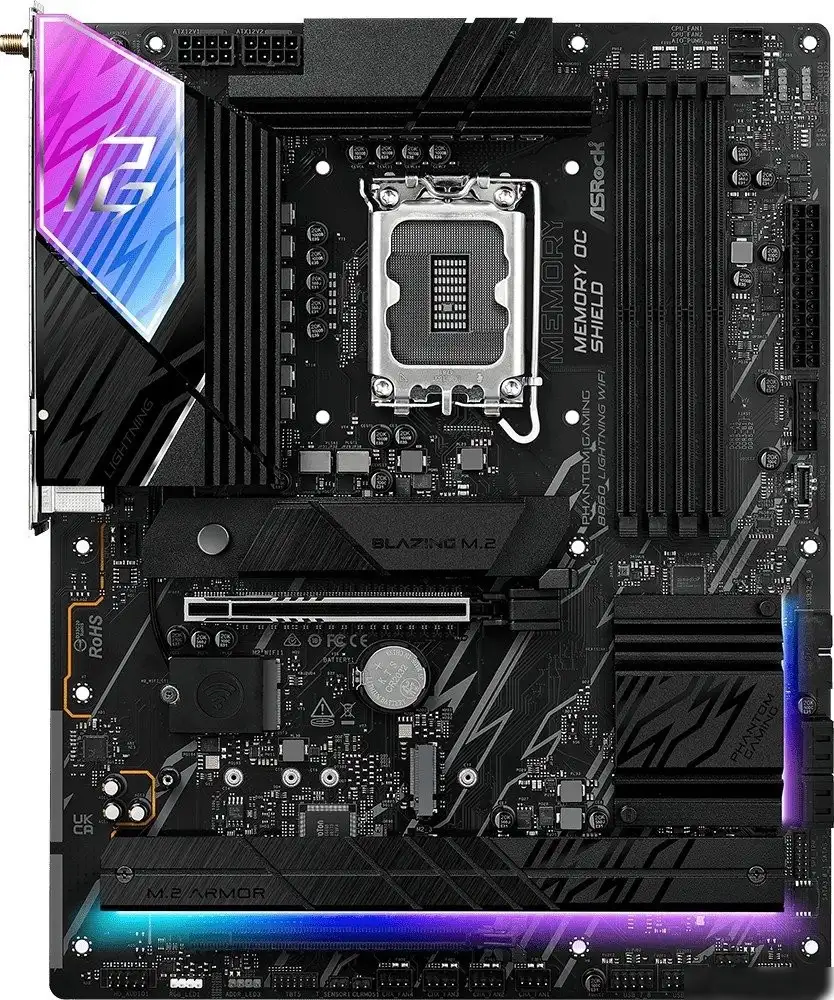 Материнская плата ASRock B860 Lightning WiFi Phantom Gaming – фото товара