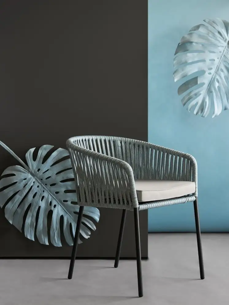 Стул Bergenson Bjorn Reed BB0000814 (черный/серо-голубой) – фото товара