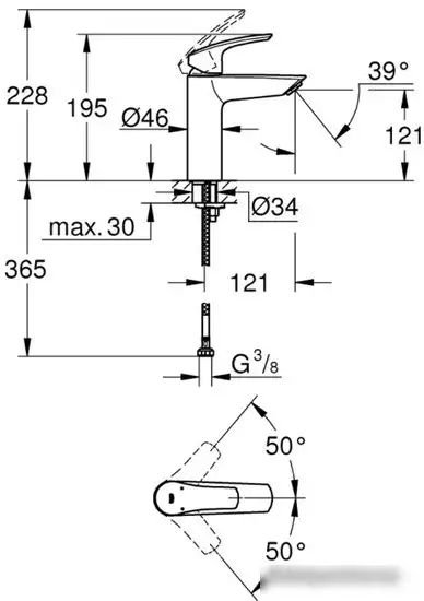 Смеситель Grohe Eurosmart 23324003 - фото товара