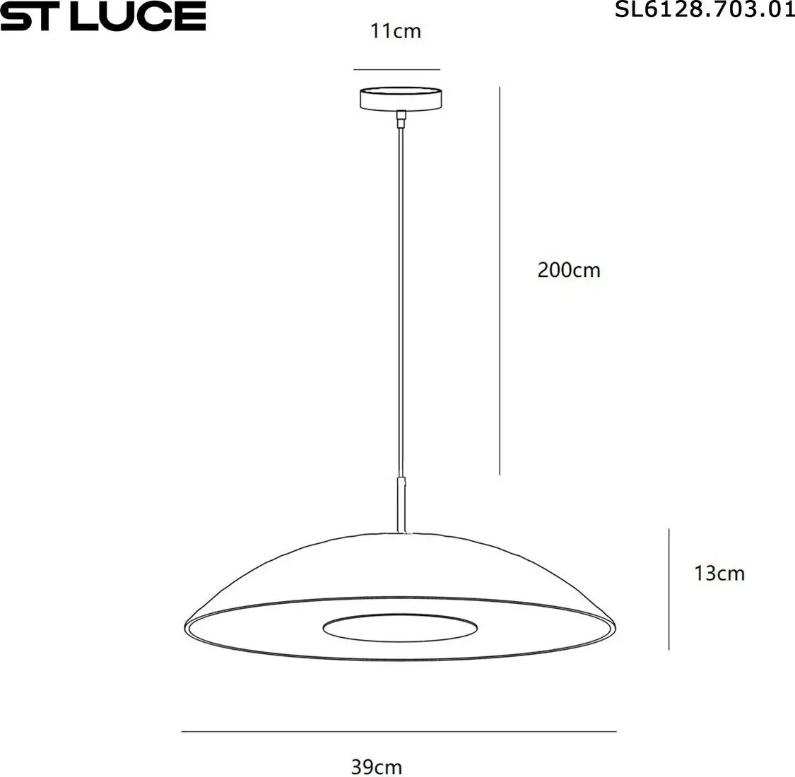 Припотолочная люстра ST Luce SL6128.703.01 – фото товара
