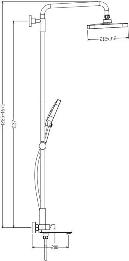 Душевая система Raglo R50.24 - фото товара