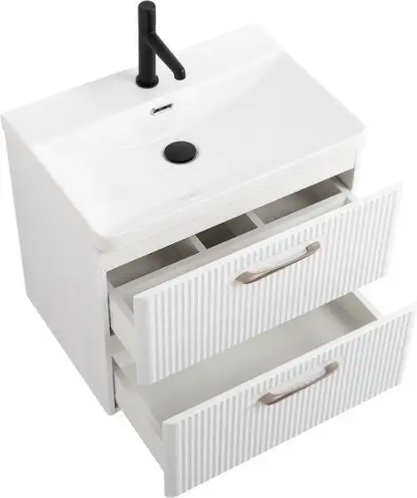 BelBagno Тумба под умывальник Lucido DUE-600-2C-SO-BL-P-FH – фото товара