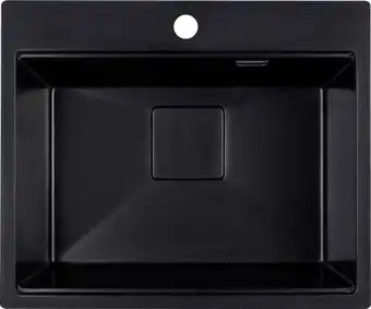 Кухонная мойка Marblan Comfort 60 (оникс, с сифоном и колландером) - изображение в каталоге