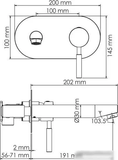 Смеситель Wasserkraft Gollach 3330 - фото товара