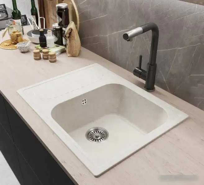 Кухонная мойка Mixline ML-GM18 551975 (ультра-белый) - фото товара