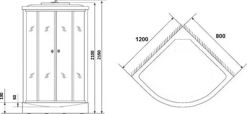 Душевая кабина Grossberg M 312 R - фото товара
