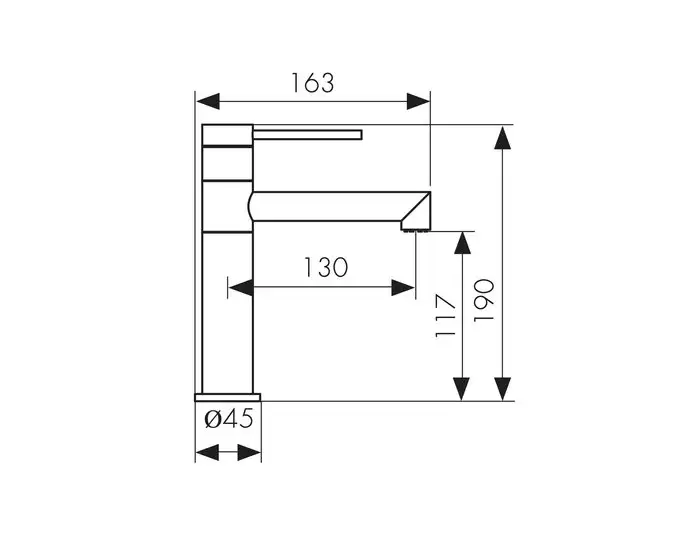 Смеситель Kaiser Vita 43011-15 (вороненая сталь) - фото товара