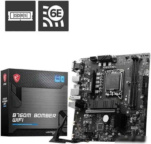 Материнская плата MSI B760M Bomber WiFi – фото товара