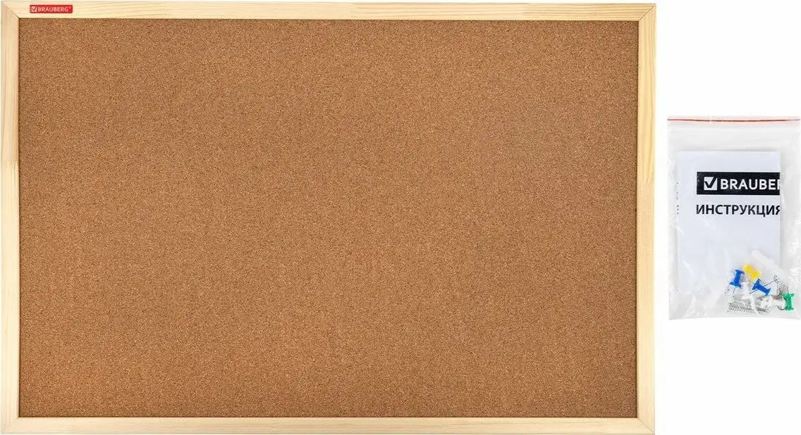 Офисная пробковая доска BRAUBERG 238311 – фото товара