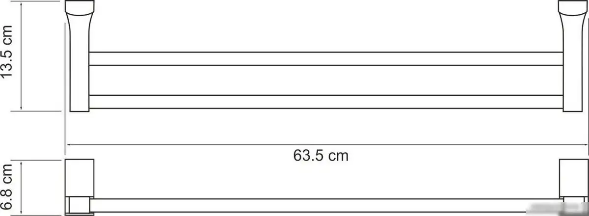 Держатель для полотенца Wasserkraft Leine K-5040White – фото товара