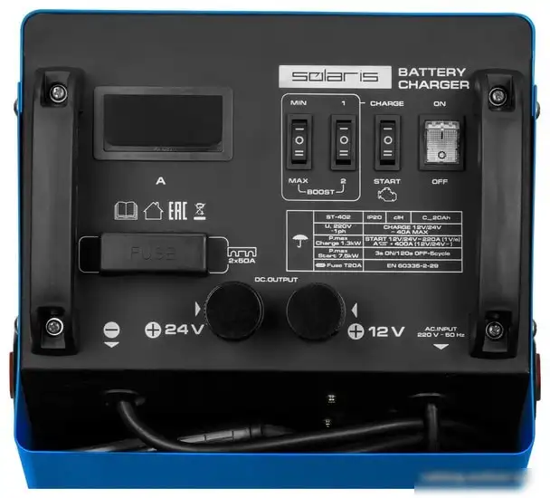 Пуско-зарядное устройство Solaris ST-402 – фото товара