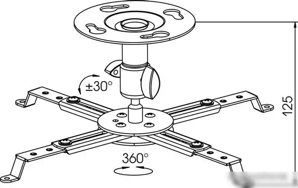 Кронштейн Kromax PROJECTOR-30 – фото товара