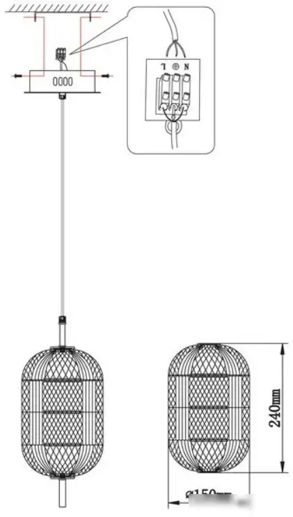 Подвесная люстра Omnilux Cedrello OML-68806-01 – фото товара