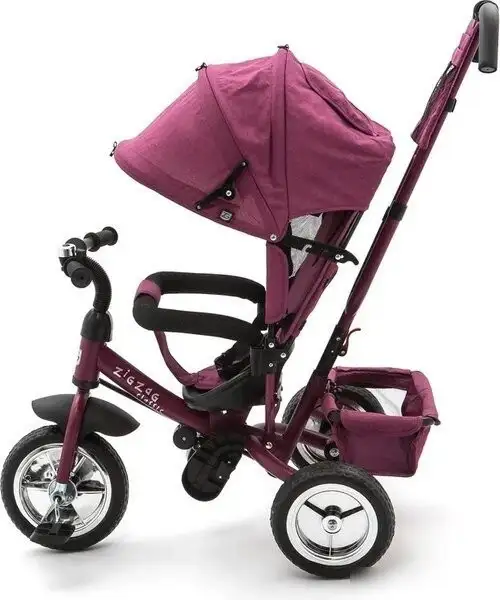 Детский велосипед Zigzag Classic 10/8 5588/33548 (бордовый, разобранный, в коробке) – фото товара
