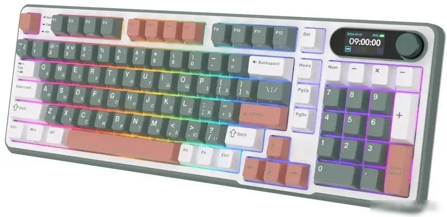 Клавиатура Royal Kludge RK-S98 RGB Camping (RK Brown) – фото товара