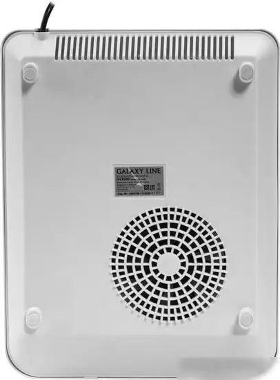 Настольная плита Galaxy GL3060 (белый) - фото товара