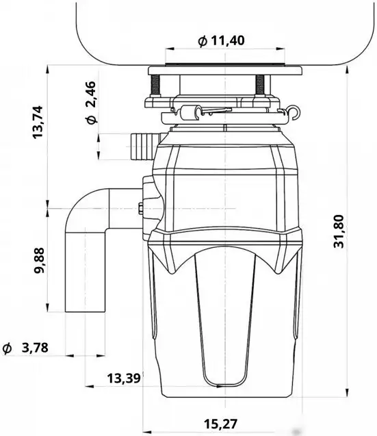 Измельчитель пищевых отходов ARFEKA FWD Lite - фото товара