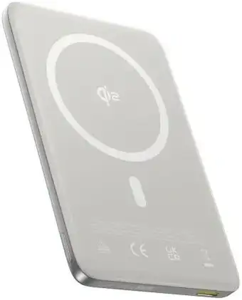 Внешний аккумулятор Baseus PicoGo AM41 Ultra-Slim Qi2 Magnetic Power Bank 10000mAh (титановый) – изображение в каталоге