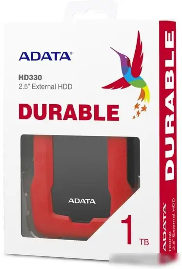 Внешний жесткий диск A-Data HD330 AHD330-2TU31-CRD 2TB (красный) – фото товара
