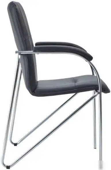 Офисный стул Helmi Самба М HL-F04 344607 (металл хром/экокожа/черный BOX2) – фото товара