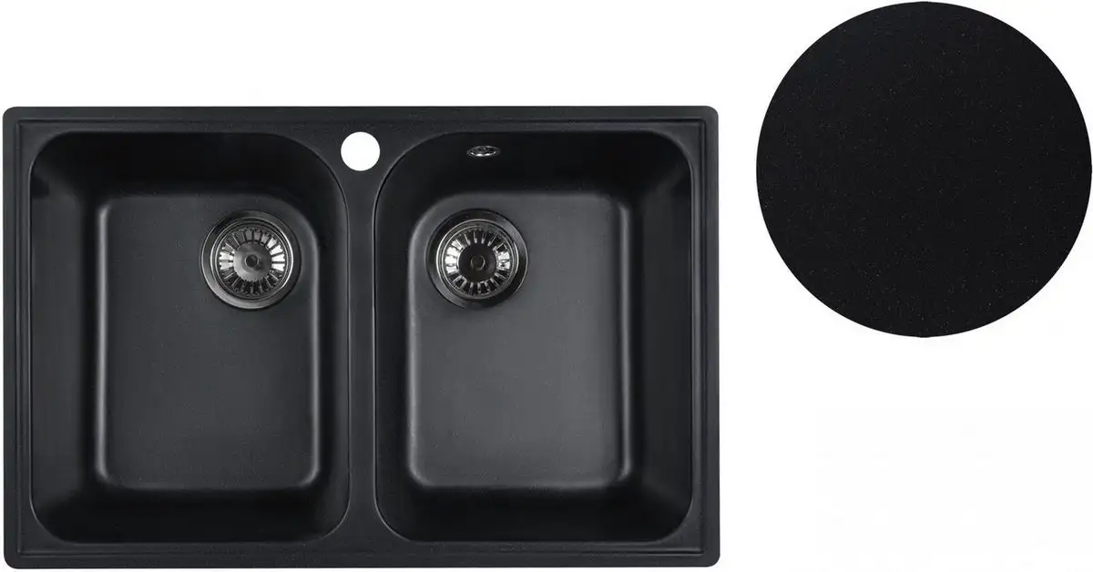 Кухонная мойка Marblan Duas (оникс) - фото товара