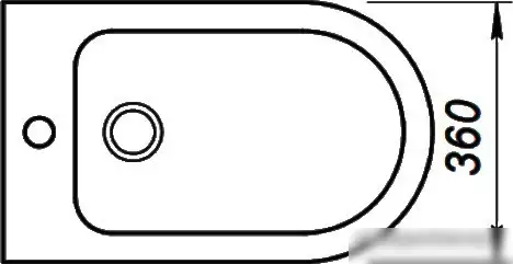 Биде BelBagno Sfera-R BB2141B - фото товара