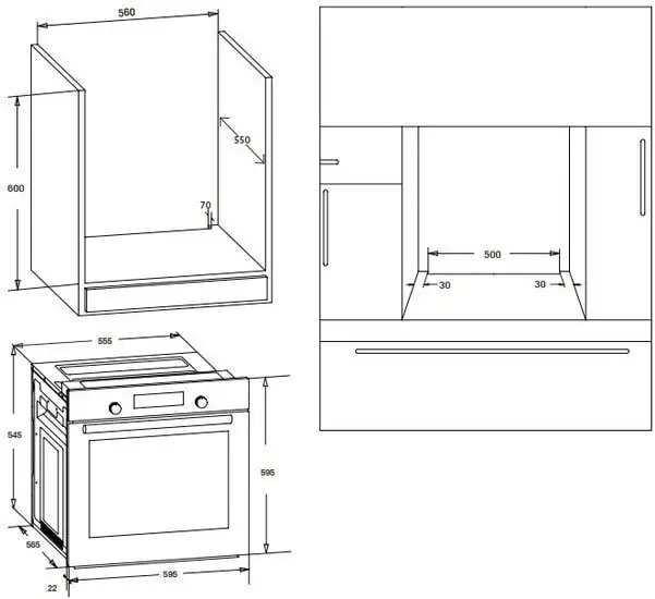 Электрический духовой шкаф Korting OKB 691 CSGW - фото товара