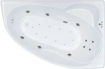 Ванна Triton Николь 160x100 L Люкс Flat (с гидромассажем)