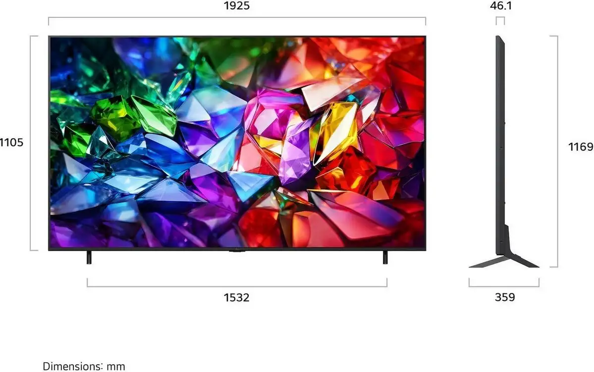 RGB miniLED телевизор LG Micro RGB evo AI 86MRGB96B6B – фото товара