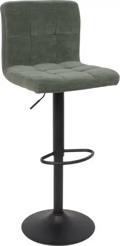 Стул AksHome Logos (темно-зеленый шенилл Ote Canna 352/черный) – изображение в каталоге