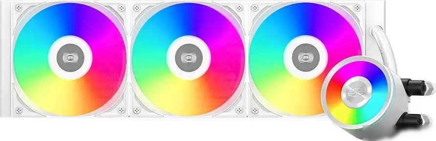 Система жидкостного охлаждения для процессора PCCooler DA360 Pro ARGB (белый) – фото товара