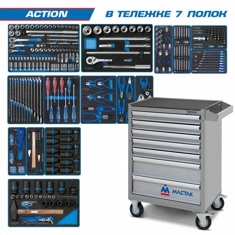 Универсальный набор инструментов King Tony Action 934-327AMG (327 предметов) – фото товара