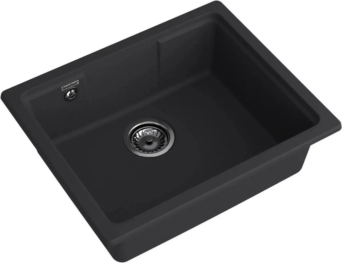 Кухонная мойка GranFest GF-Urban-4555 (черный) - фото товара