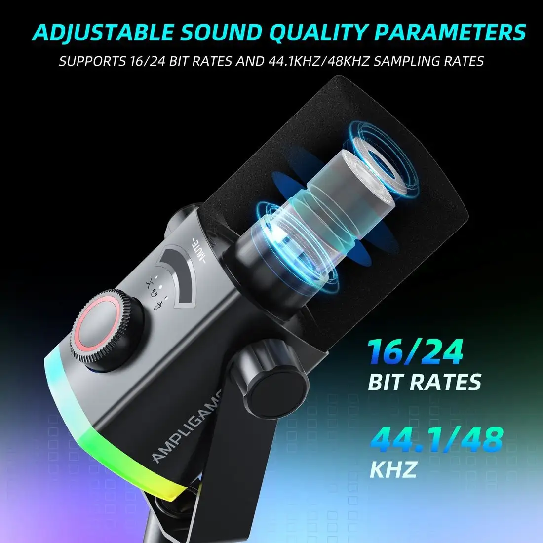 Проводной микрофон FIFINE AM8PROTW (белый) – фото товара