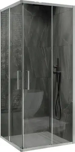 Душевой уголок MaybahGlass MGY-1334-5 (графит стекло/хром матовый) - изображение в каталоге