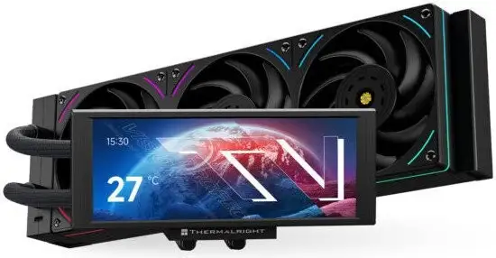 Система жидкостного охлаждения для процессора Thermalright Trofeo Vision 360 ARGB (черный) – фото товара